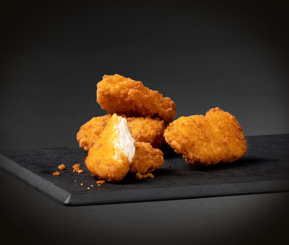 Sprøde kyllingenuggets, en lækker side order perfekt til at supplere en hovedret eller som en snack
