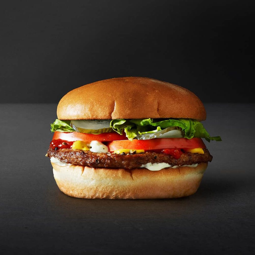 Lækker Hamburger med brioche bolle